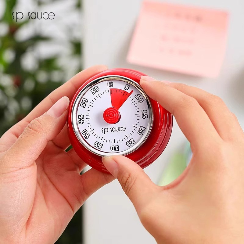 机械计时器厨房做饭定时提醒器学习可视化时间管理闹钟倒计时磁吸
