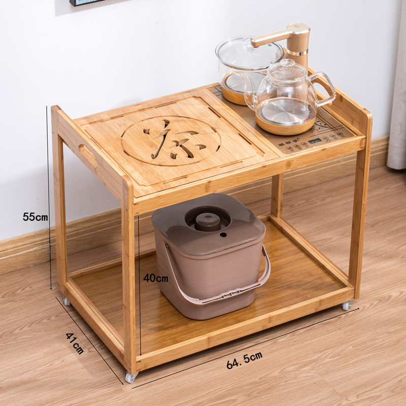 可移动茶几迷你边几沙发茶柜简约客厅竹茶水架角桌经济型家用茶桌