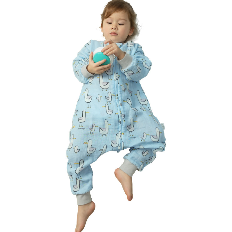 婴儿睡袋春秋薄款双层纯棉纱布分腿儿童防踢被子夏季宝宝四季通用,婴童用品,睡袋/防踢被,淘宝优惠券,粉丝福利购,淘宝优惠卷