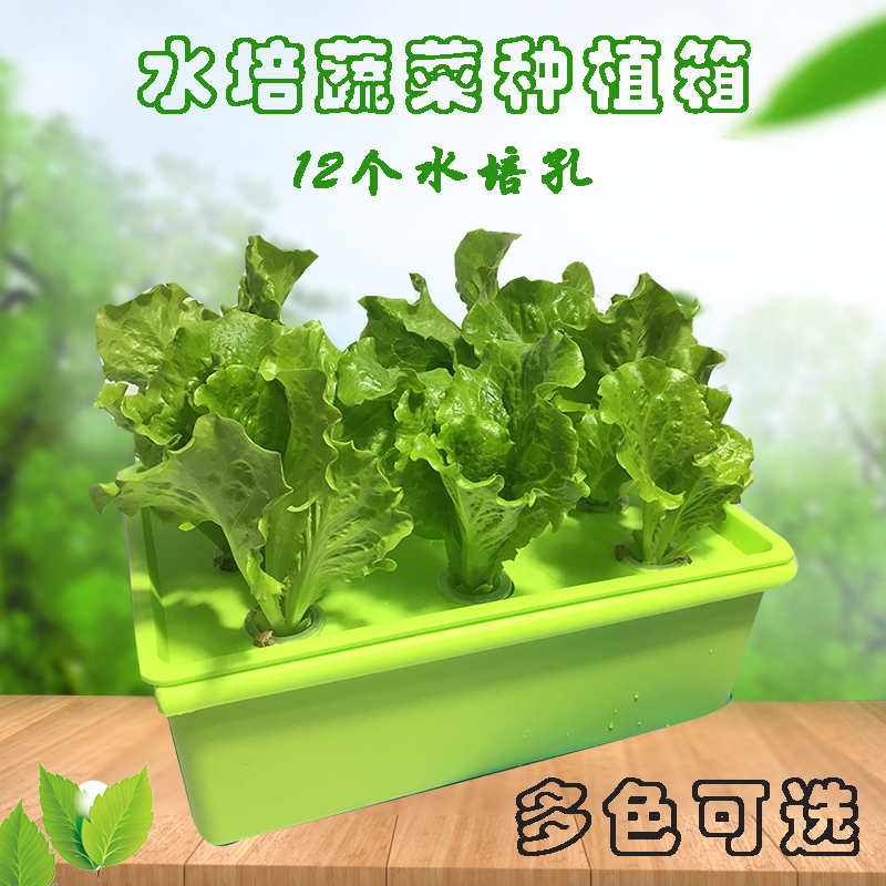 水培蔬菜种植箱家庭阳台无土栽培设备自动化水耕培育植物塑料花盆