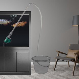 森森佳璐自动电动吸便器吸水清理鱼缸吸便器鱼粪器吸污机清洁用具