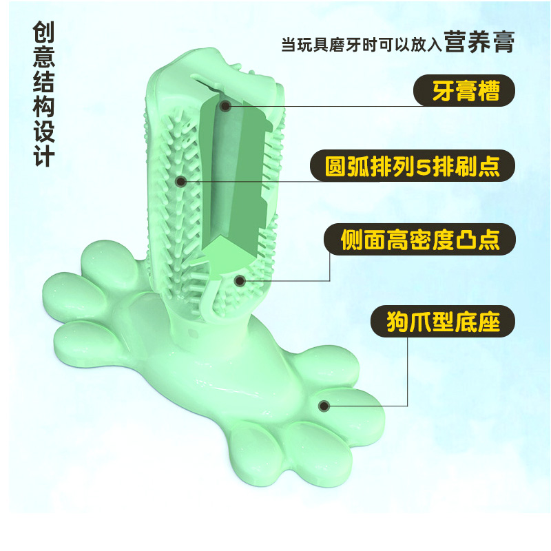 狗狗玩具耐咬磨牙棒幼犬小狗解闷自嗨狗小型犬狗咬胶除口臭洁齿棒