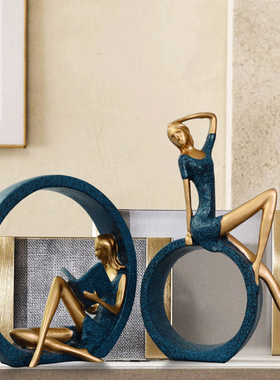 北欧摆件客厅桌面电视柜家居工艺装饰品酒柜隔断玄关乔迁新居礼品