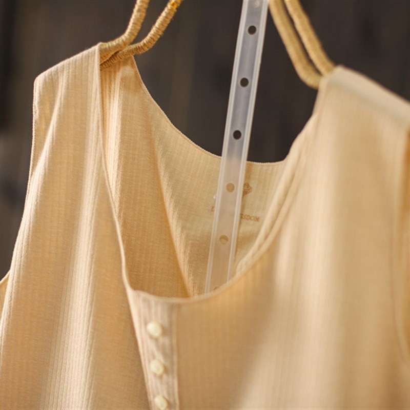 2021夏季新款圆领无袖背心背心女内搭修身显瘦休闲无袖打底针织上