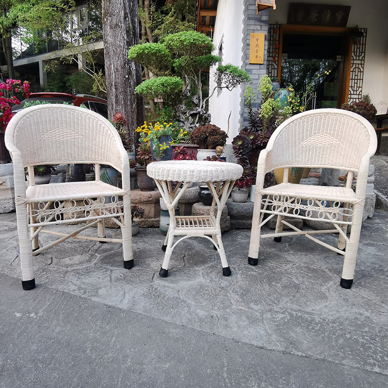 藤椅天然真藤手工编织室外阳台家用休闲单人组合桌椅茶几三件套椅,住宅家具,其它椅子,淘宝优惠券,粉丝福利购,淘宝优惠卷