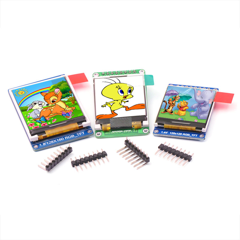 1.44寸TFT全彩屏 SPI串口显示模块彩屏 STM32F103C8T6开发板配套
