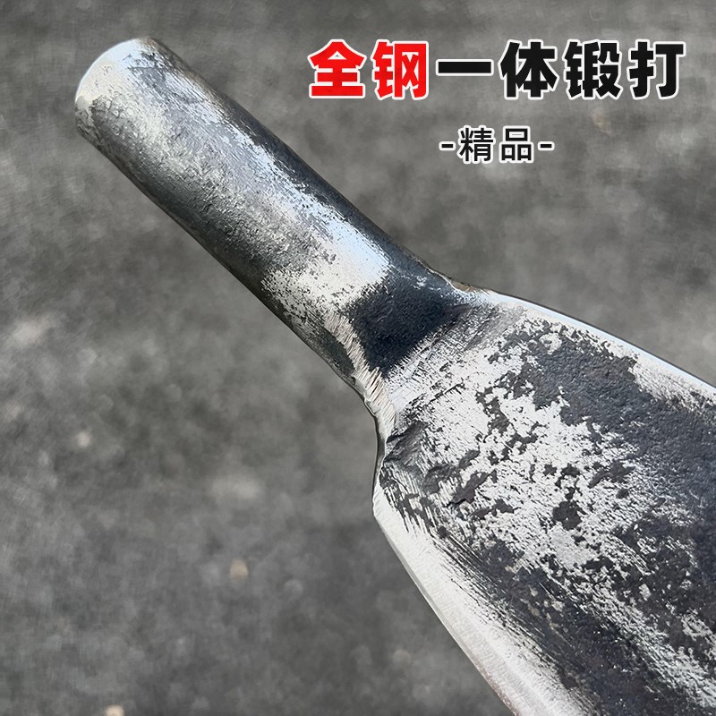 手工锻打竹篾匠刀户外破竹砍树小型柴刀弹簧钢迷你柴锰钢小柴镰刀