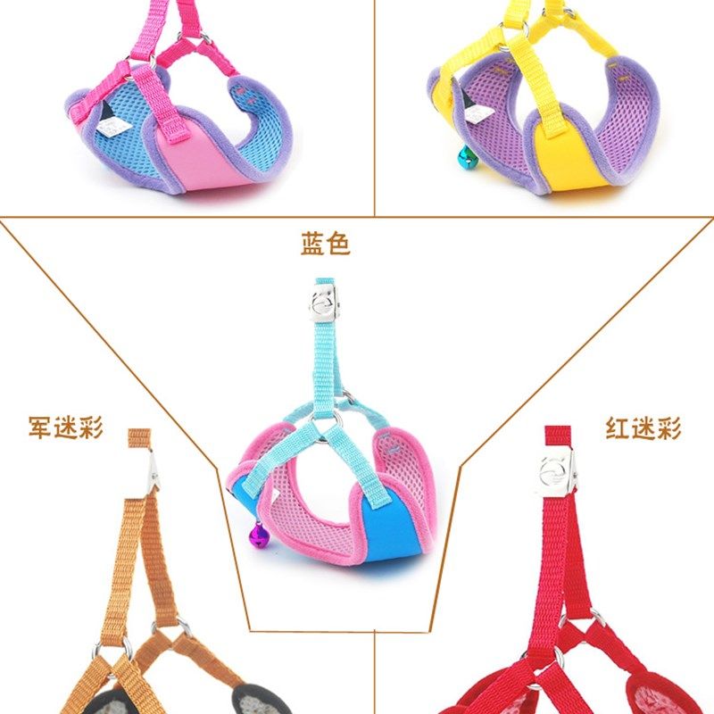 小狗胸背带小型犬背心式狗绳狗链子泰迪牵引绳比熊宠物狗狗用品