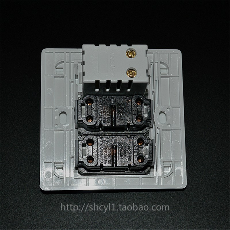 86型二开双控+无极调速风扇开关2开加200瓦吊扇调速器3位墙壁面板