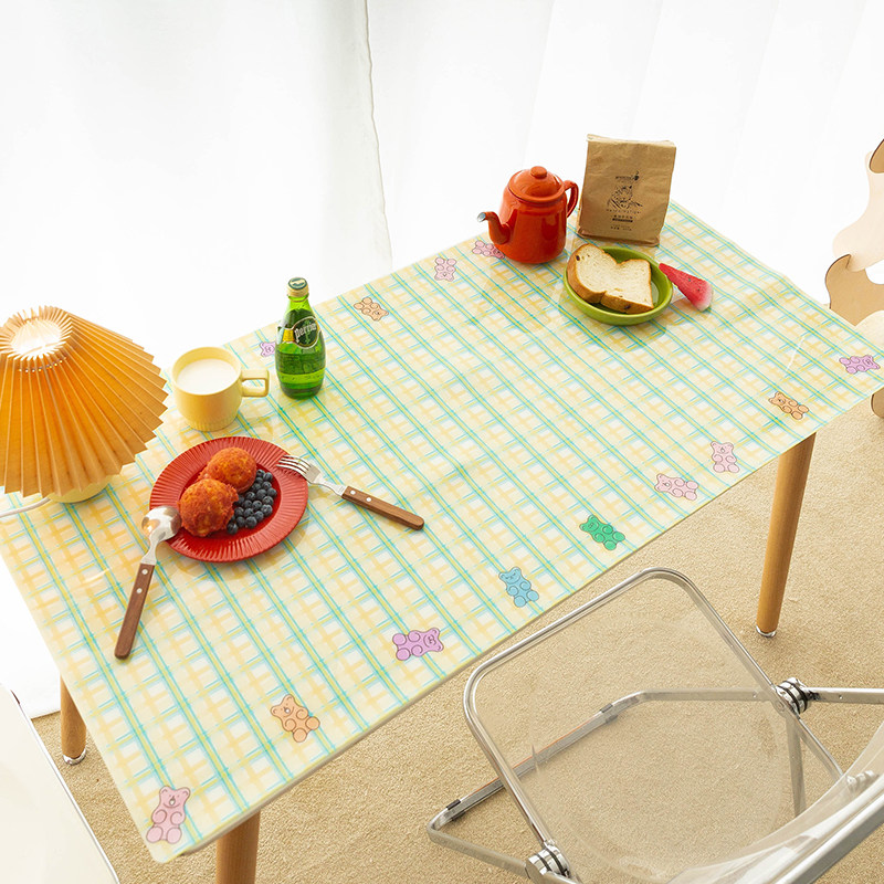 左咸敦道复古桌垫防水pv防烫软玻璃电脑垫子书桌垫写字台可爱少女