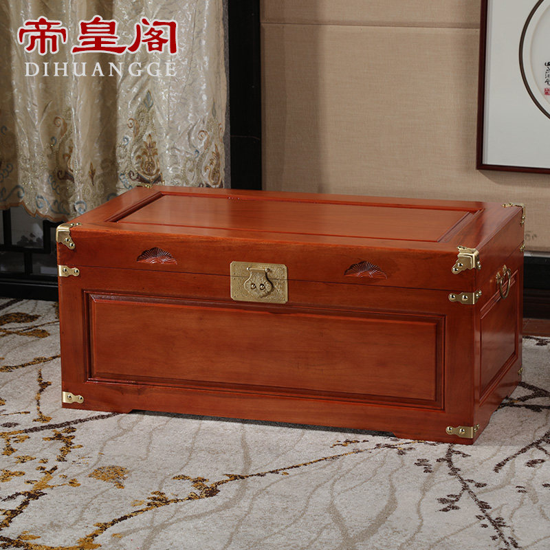 整板独板樟木箱子字画箱全香樟木储物箱婚嫁箱字画箱全实木箱带锁