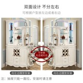 欧式 客厅酒柜1.25米玄关柜入户门厅柜间厅柜隔断柜大容量收纳柜
