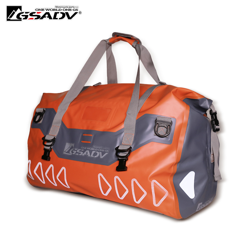 GSADV摩托车摩旅后尾包防水包挎包后座骑行装备用品加厚骑士横包