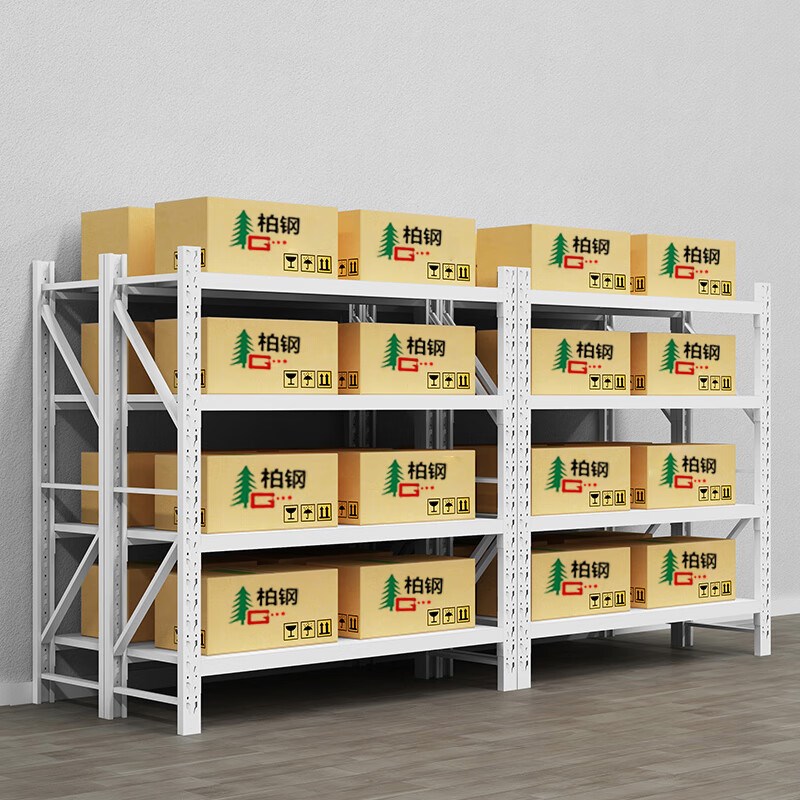 柏钢企业采购仓储货架储物架仓库重型超市车间2000*600*2000货架