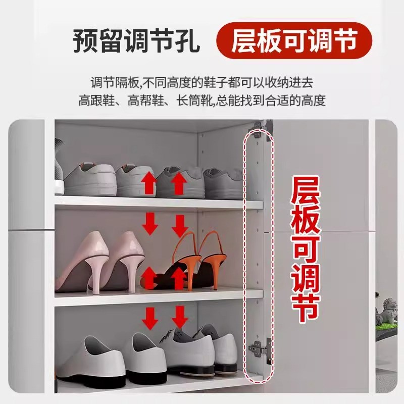 走廊用带密码锁鞋柜家用门口外楼道电梯入户玄关储物一体靠墙鞋架