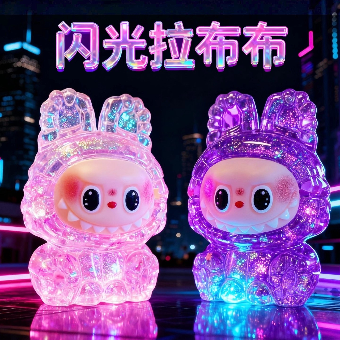 2025新款labubu流沙摆件