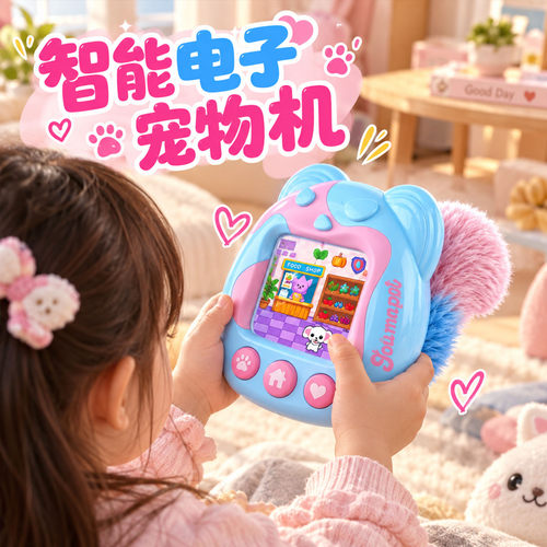 2026新款智能电子宠物机彩屏
