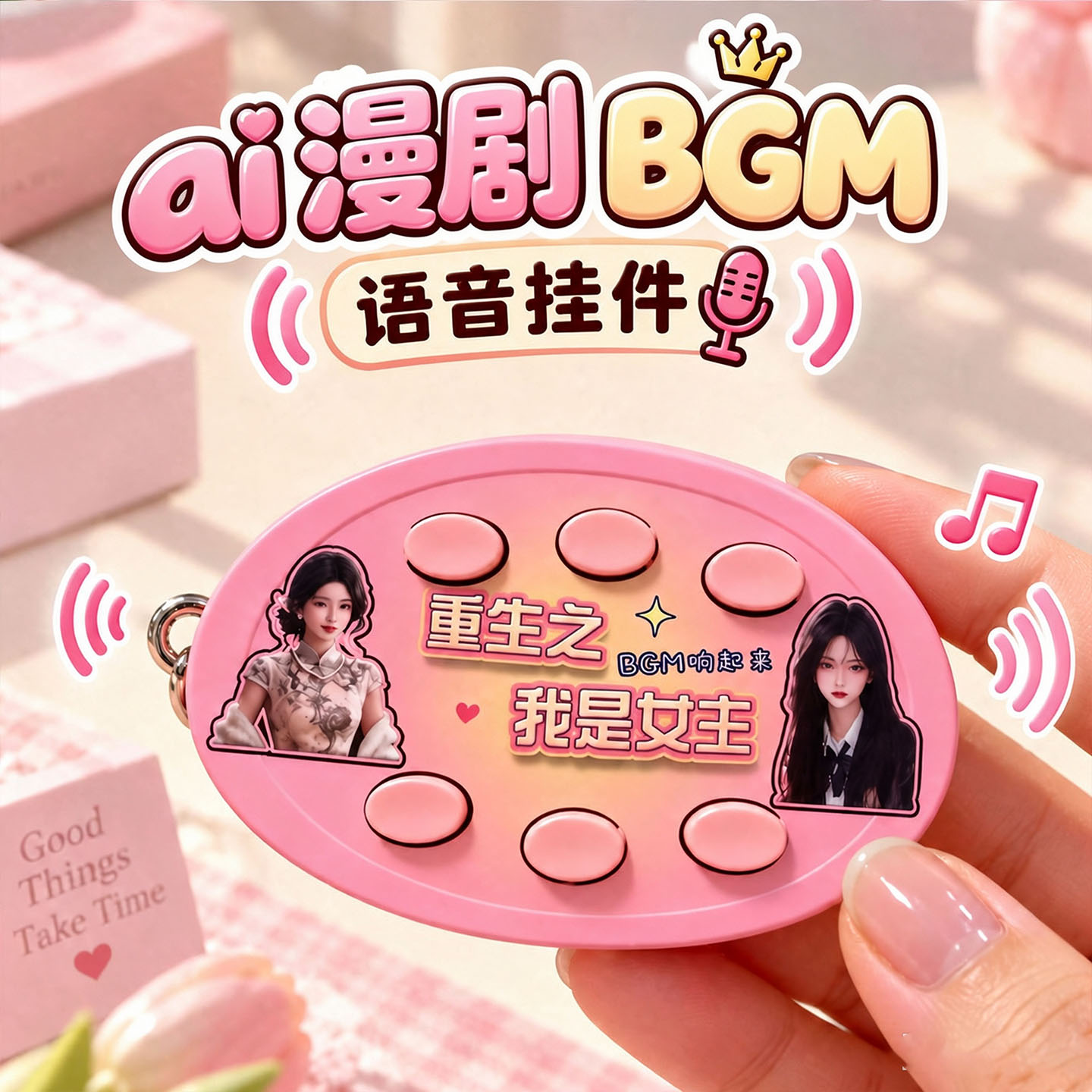 【现货】重生之我是女主bgm挂件图片