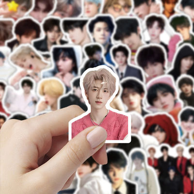 300张时代少年团周边帖子ins明星高颜值贴画手机手账笔记本贴纸