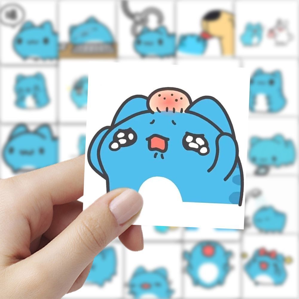 猫猫虫咖波头像贴纸卡通搞笑治愈表情包贴画diy手机笔记本装饰图