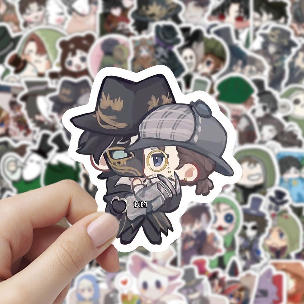 180张Q版杰佣贴纸卡通可爱杰克佣兵CP第五人格周边手机桌面笔记本