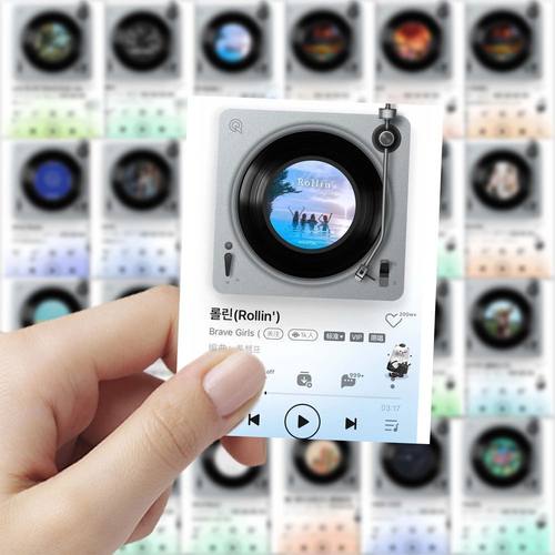 126张新款kpop专辑歌曲封面贴纸创意diy装饰手机手账桌面防水贴画