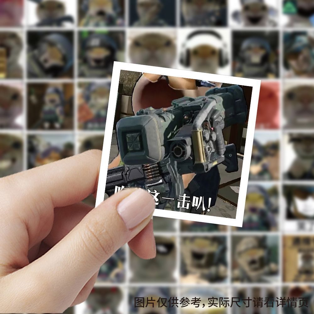 爆款三角洲行动鼠鼠表情包贴纸装饰手机水杯笔记本行李箱防水贴画