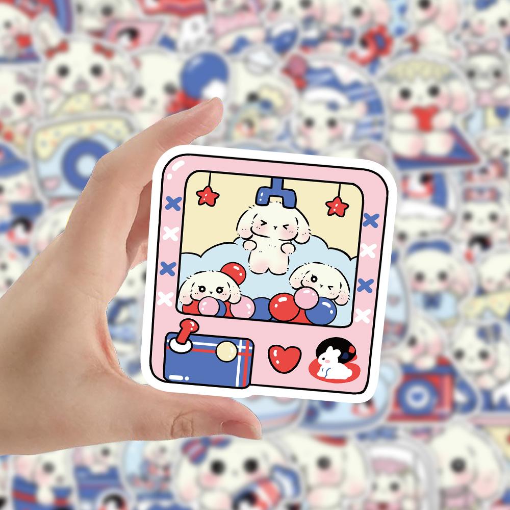 大白兔奶油兔可爱卡通贴纸