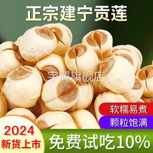 莲子干货500g特级连子去芯建宁官方旗舰店百合2024年新莲子白莲子