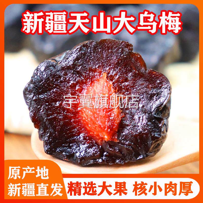 天山乌梅正宗新疆新鲜乌梅干旗舰店特级酸甜非西梅干原味休闲零