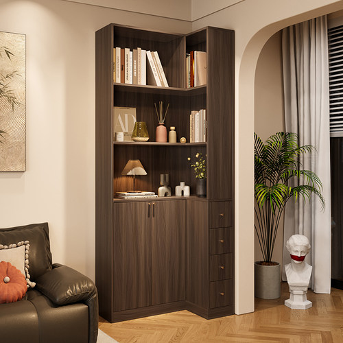 中古风入户鞋柜客厅玄关柜收纳储物柜现代中式Q轻奢隔断柜支持定