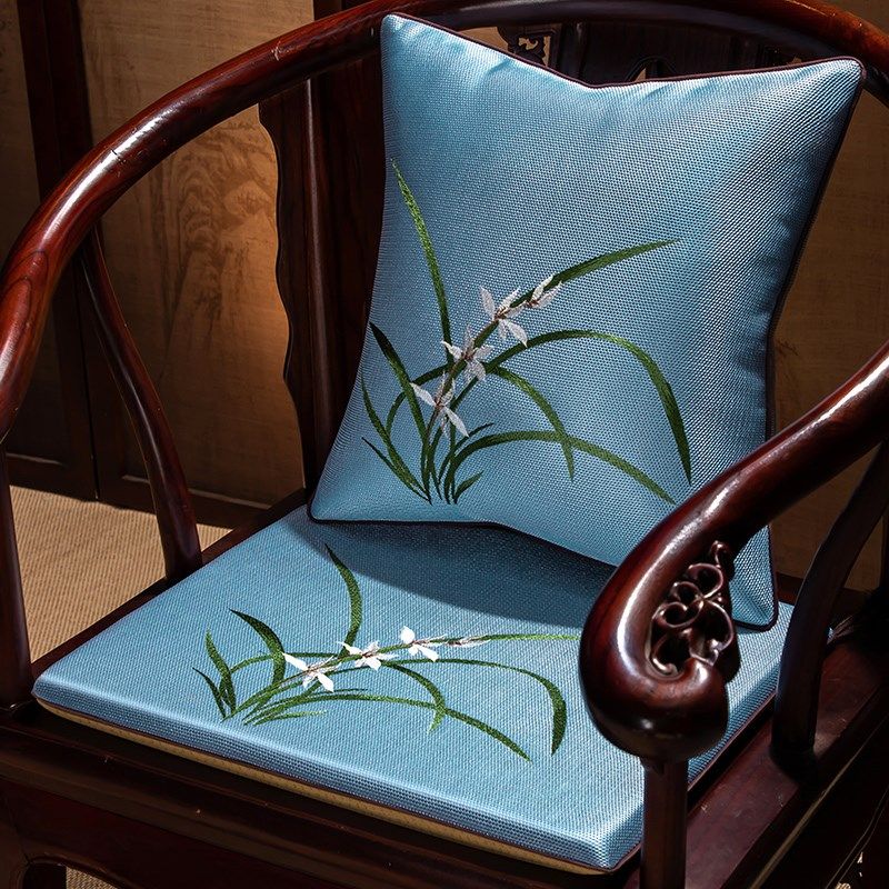 新中式冰丝红木椅子坐垫夏季款红木沙发坐垫夏天凉席圈椅茶桌椅垫,居家布艺,椅垫,淘宝优惠券,粉丝福利购,淘宝优惠卷