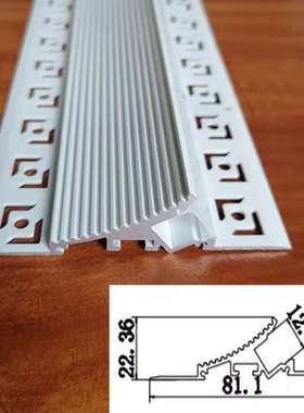 洗leda墙明装吊顶灯墙线条线性带顶角氛围 天花卧室灯客厅灯家用