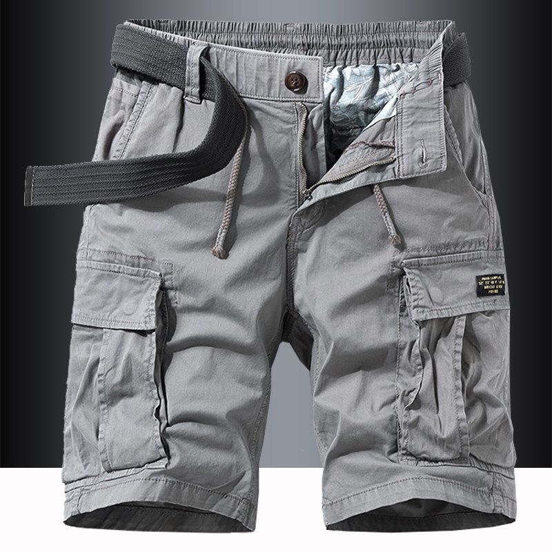 夏季新款男士工装短裤韩版潮流百搭休闲中裤宽松多口袋休闲五分裤