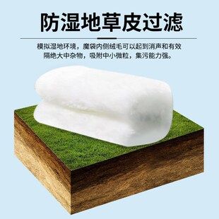 鱼缸过滤棉专用魔毯魔袋过滤袋防溢流净水羊绒棉底滤加厚加密