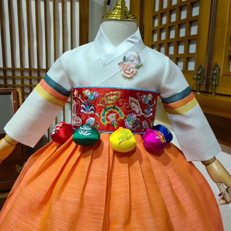 生日腰绳男女宝宝儿童韩服腰带装饰腰带(是腰带的价格)H-P11619