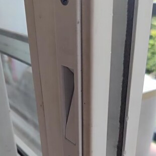 窗户锁扣平移推拉暗窗锁老式拉门锁栓按压自动碰锁玻璃门塑钢门窗