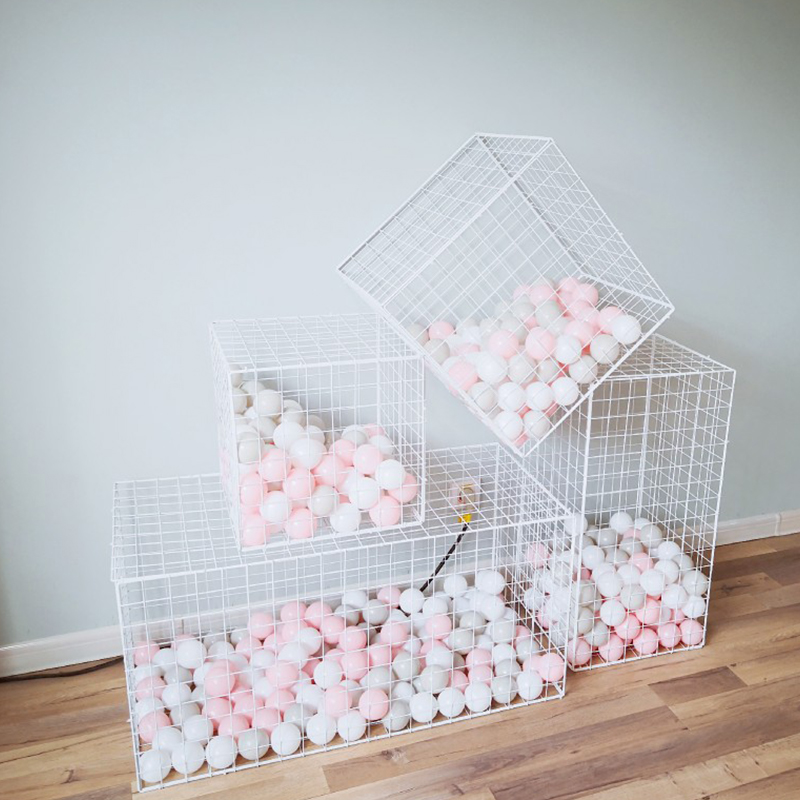 铁艺网格婚庆布置道具铁丝网立方体店铺装修橱窗摆件背景装饰用品