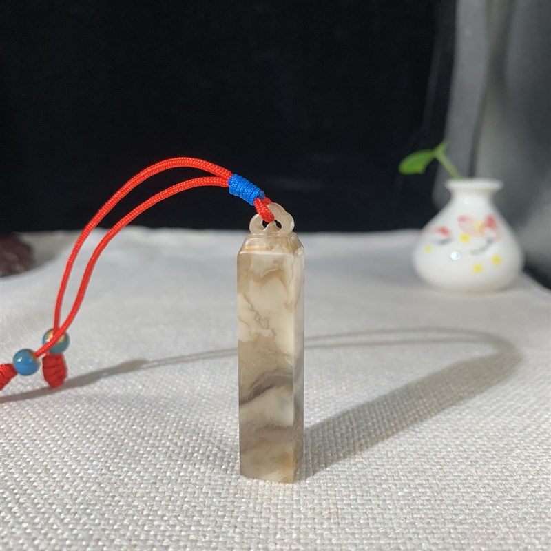 藏石园 伊犁石博古如意巴林石篆刻印章石料硬笔书法章姓名小楷章