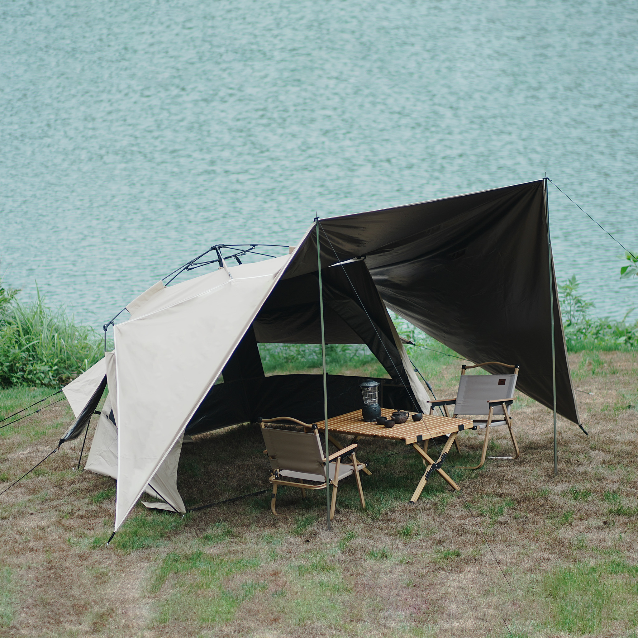 KAIMA户外露营便携速开沙滩帐篷