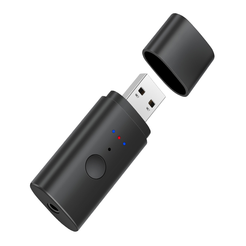 蓝牙5.2发射器aux音频适配器电视机电脑笔记本台式投影仪转蓝牙耳