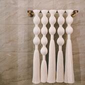 北欧ins挂毯手工编织简约壁挂饰卧室玄关民宿酒店样板房流苏装 饰