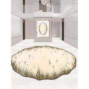 厚毛地毯，不对称异形地毯，客厅茶几垫，欧美出口奢侈品店底座装