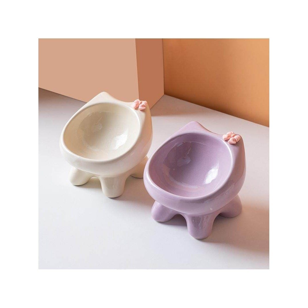 宠物碗高脚狗盆狗碗猫碗猫食盆陶瓷防打翻慢食碗护颈猫碗增高架,宠物/宠物食品及用品,宠物智能碗,淘宝优惠券,粉丝福利购,淘宝优惠卷