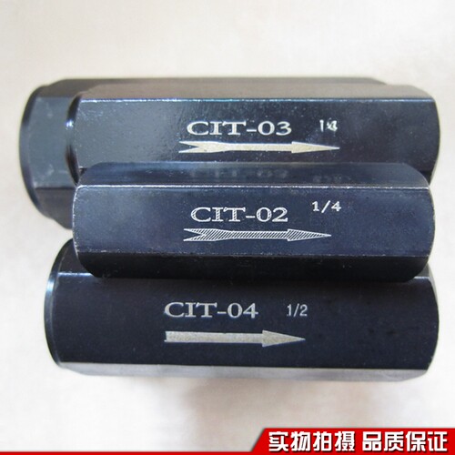液压直通管式止回逆止阀CIT