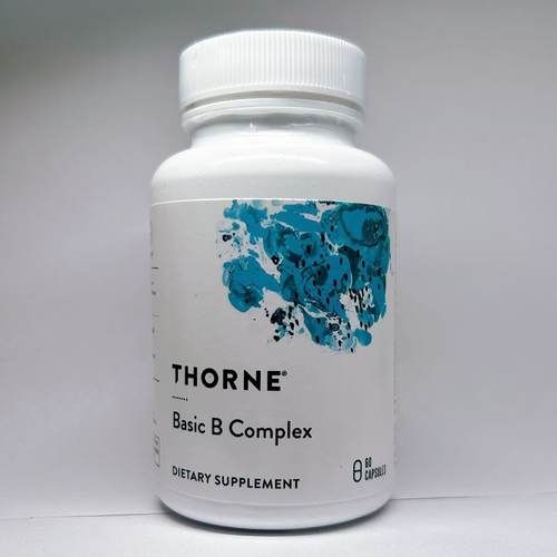【保税仓直发】THORNE Basic B-Complex复合基本维生素b族B104