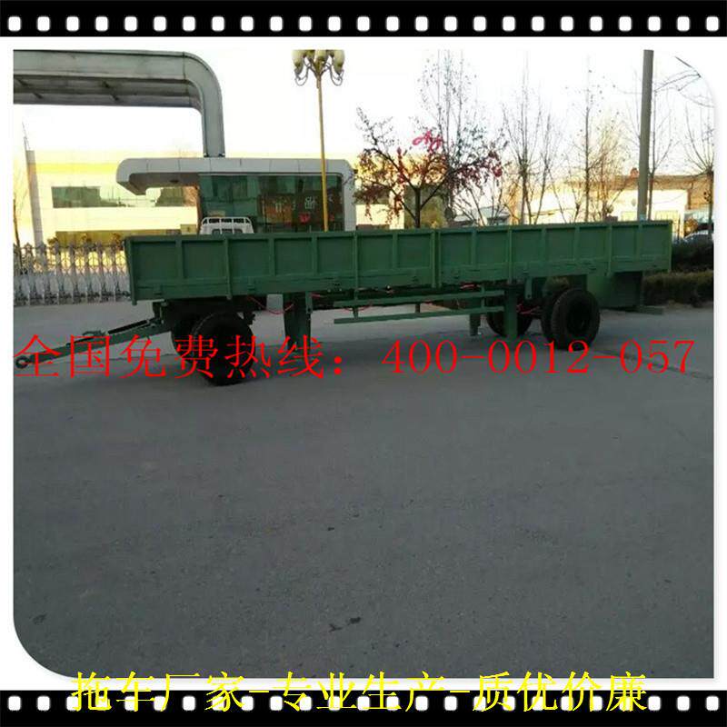 20吨平板拖车牵引拖车配件厂家背标拖车厂家供应