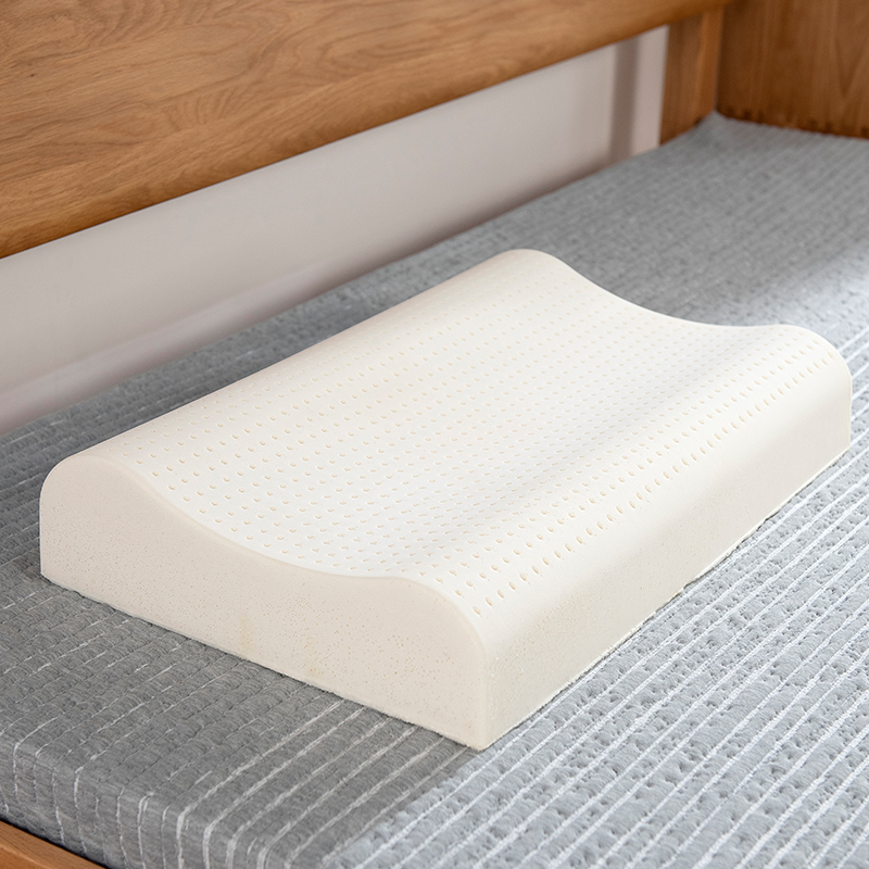 特拉雷乳胶枕微瑕泰国进口天然橡胶波浪护颈椎家用高低枕头芯