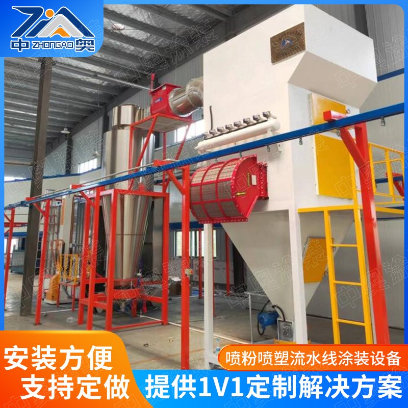 中奥涂装防爆喷粉设备喷漆设备喷塑涂装设备生产线流水线