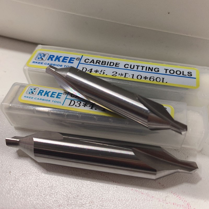 RKEE60钨钢中心钻整体硬质合金中心钻1 1.5 2 3 4 5 6